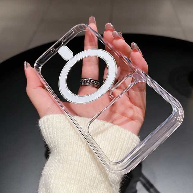 Original MagSafe Transparente Hülle für Xiaomi 17 Pro Max und Xiaomi 15T, stoßfeste magnetische Schutzhülle mit kabelloser Ladefunktion - Bild 1