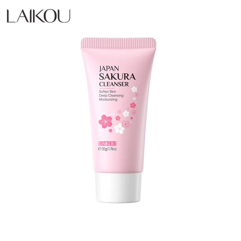 LAIKOU Japan Sakura Gesichtsreiniger, 50g, Unisex - Bild 3