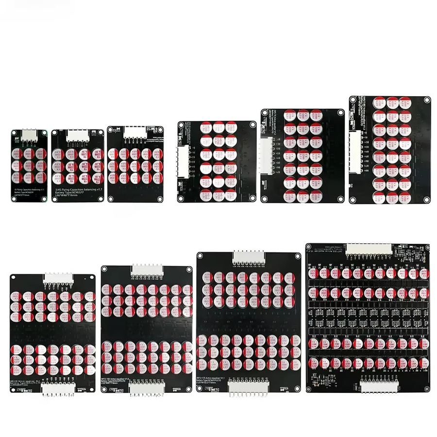 5A Active Equalizer Balancer für LiFePO4, LiPo und LTO Batterien in Schwarz - Bild 2