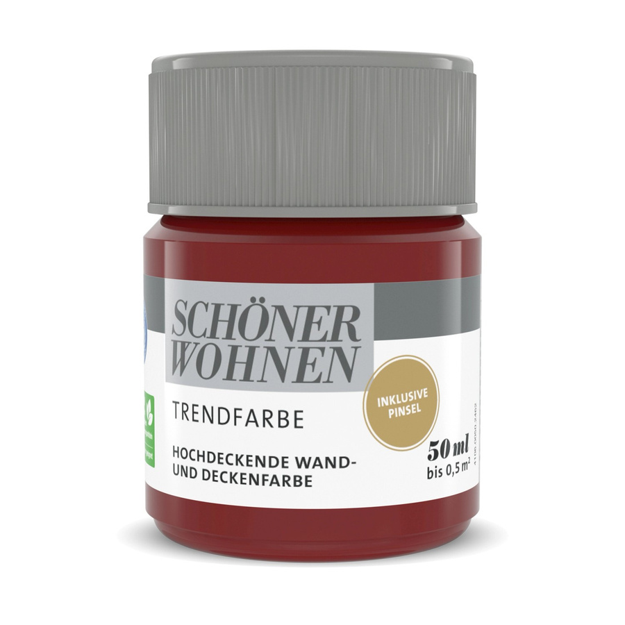 Schöner Wohnen Trendfarbe Tester Amarena matt Rot 50 ml - Bild 2