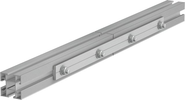 GS Terrasen Kopplungsprofil für Aluvario, Farbe: Silber, 35 mm x 35 mm - Bild 1
