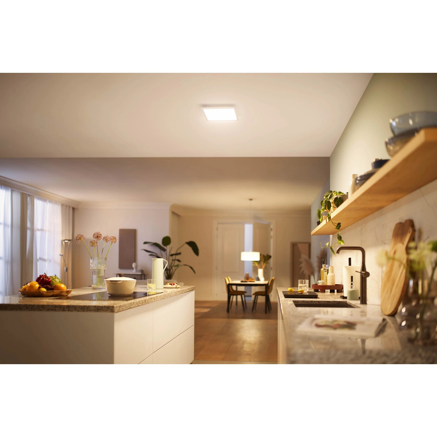 Philips LED-Deckenleuchte Touch SceneSwitch quadratisch in Weiß mit 12 W und warmweißem Licht (2700 K) - Bild 2