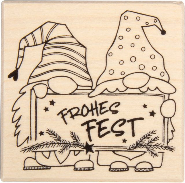 BUTTERER Stempel Wichtelgrüße - Bild 1