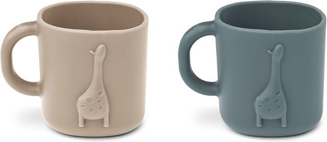 Liewood Becher Set Chaves in Dark Sandy und Whale Blue - Bild 1