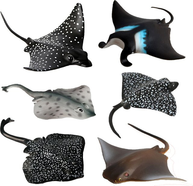 UTOMY Manta Ray Figuren, Stachel Rochen, Actionfigur, Kunststoff - Bild 1