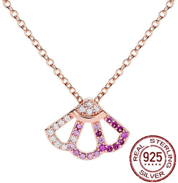 Anhänger 925 Silber, Roségold, Zirkonia, Damen - Bild 1