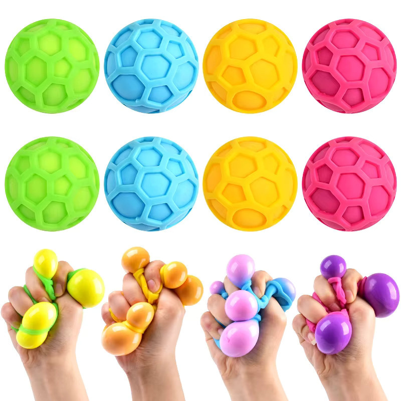 NeeDoh Atomic Entspannungsball, Entspannungsspielzeug, yellow, multicolour - Bild 2