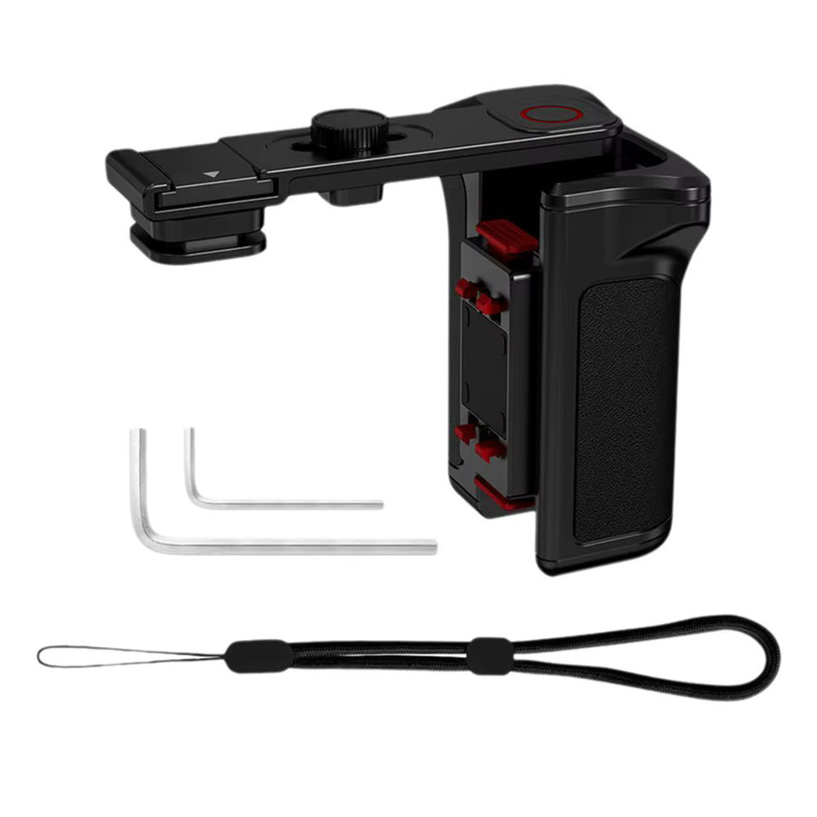 Insta360 Straße Foto Grip Kit für Insta360 Ace Pro 2 und Ace Pro Kamera in Schwarz mit Auslöser für Vlogging und Fotografie - Bild 6