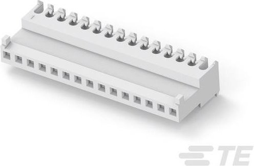 TE Connectivity Buchsengehäuse-Kabel 4-644563-5 in Weiß - Bild 1