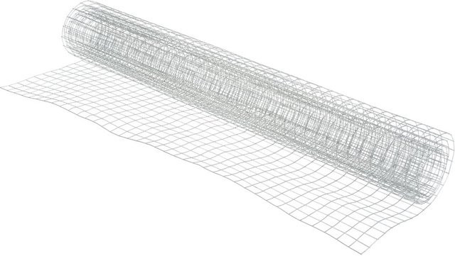 Efco Drahtgitter verzinkt silbergrau B: 100 cm, H: 40 cm, Maschenweite: 13 x 13 mm - Bild 1