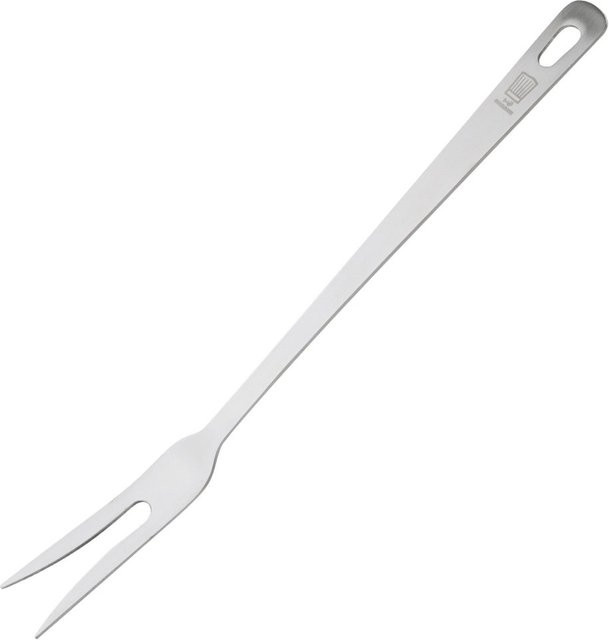 Fackelmann Fleischgabel Berlin aus Edelstahl in Silber matt, Länge: 32 cm - Bild 1
