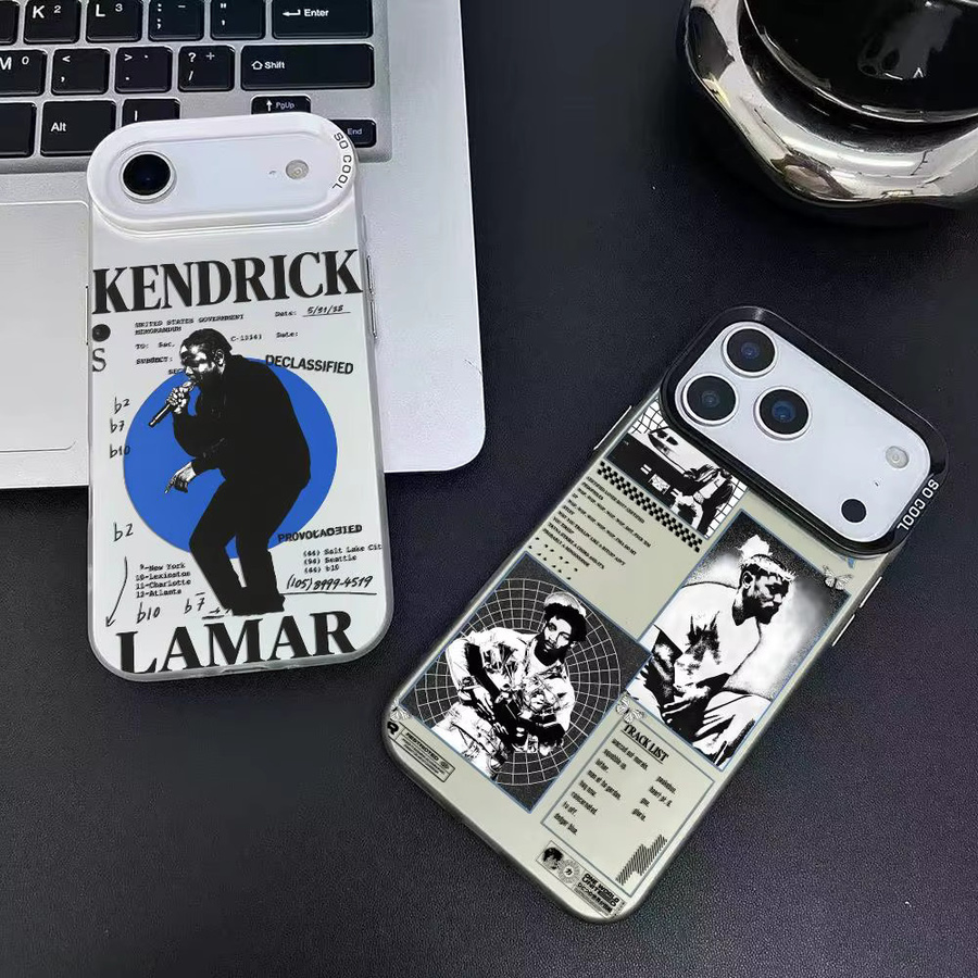 K-Kendrick Stoßfeste Handyhülle im Laser Aurora Design für iPhone 17 16 15 14 13 12 11 Pro Max Air in Multicolour und Weiß - Bild 2
