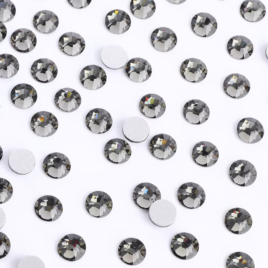 QIIY Nail Art Diamond Strass-Applikation, schwarz, glänzend - Bild 4