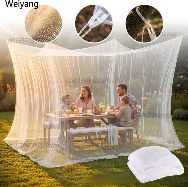 NUOYING Outdoor-Moskitonetz für Terrasse und Garten in Weiß - Bild 1