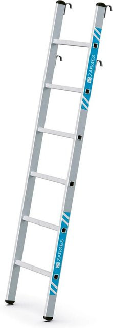 Zarges Regaleinhängeleiter Stella LH aus Aluminium in Silber mit 6 Stufen - Bild 1