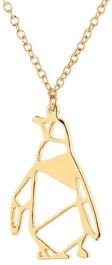 YIRAN Jewelry Halskette mit Pinguin-Anhänger, gold, 45 cm, Damen - Bild 1