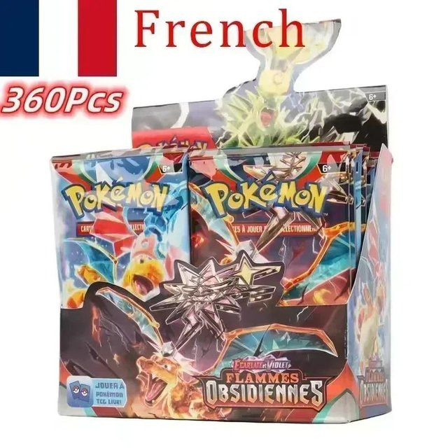 Pokémon Ecarlet und Violett Etsncelles Astral Radiance Obsidian Flames Booster Box, 36 Pack - Bild 1