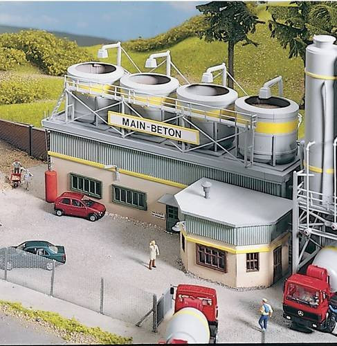 Piko H0 Modellbau Zementwerk Main-Beton Mischanlage aus Kunststoff - Bild 1