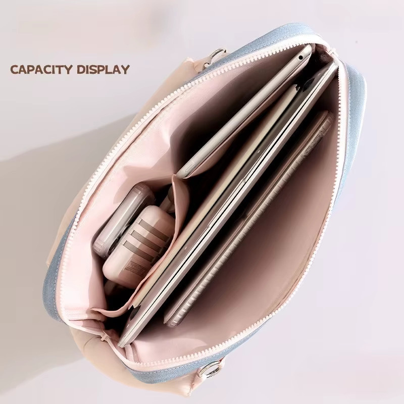 Laptop-Tasche 15,6 Zoll Schutzhülle in Blau für Apple MacBook, Huawei, Lenovo, Xiaomi, HP, Dell und Acer - Bild 3