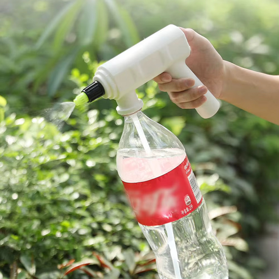 Elektrische Pflanzensprühflasche APWIKOGER in Weiß mit wiederaufladbarem Akku und USB-Anschluss für die Gartenbewässerung und das Gewächshaus - Bild 4