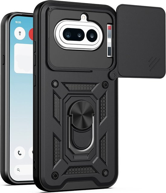 Techsuit CamShield Schutzhülle für Nothing Phone (4a) in Schwarz - Bild 1