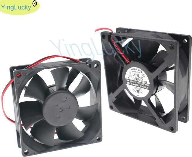 Seimistu DC 12V 80mm Lüfter mit Netzteil in Schwarz für Arcade-Spielautomaten und Münzverkaufsautomaten - Bild 1