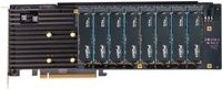 Sonnet M.2 8x4 Silent Gen4 PCIe Adapter NVMe Schnittstellenkarte in Schwarz - Bild 1