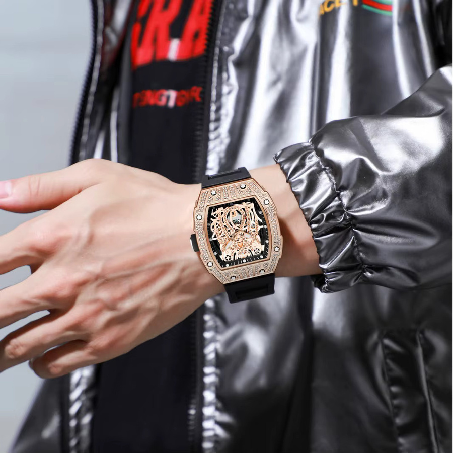STARPERISH Armbanduhr Tonneau, Quarzuhr, Stahl, Herren - Bild 2