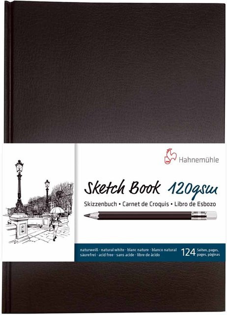 Hahnemühle Skizzenbuch DIN A3, 64 Blatt, 120g/m², weiß - Bild 1