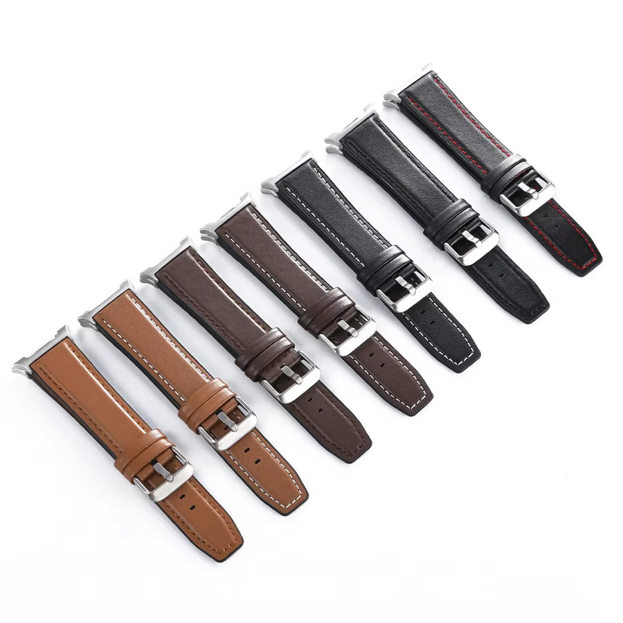 asukaband Uhrenarmband Leder-Silikon, Herren - Bild 3