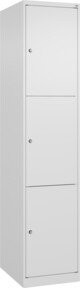 C+P Schließfachschrank Classic PLUS mit 1 Abteil in Verkehrsweiß, H x B x T: 185 x 40 x 50 cm - Bild 1