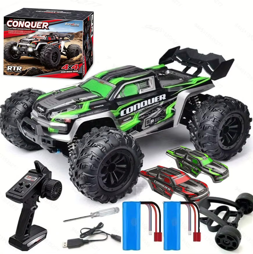 WLtoys 4WD RC Auto, 1:16, Allrad Geländewagen, mit LED, ferngesteuert - Bild 8