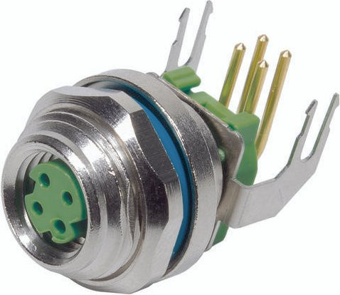 HARTING 21420000020 Leiterplattensteckverbinder aus Messing in Silber - Bild 1