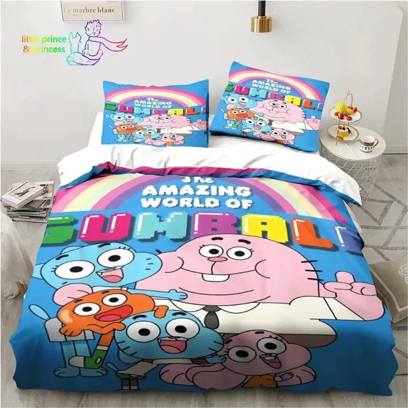 Bettwäscheset Amazing World Gumball mit Motiv aus Mikrofaser, Mehrfarbig, B/H: 260 x 220 cm - Bild 2