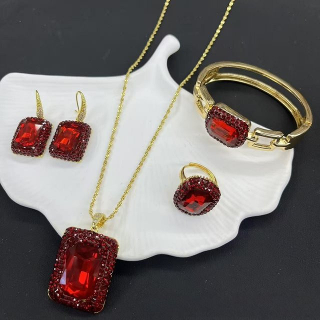 mutu Schmuckset, Kristall, Zirkonia, Gold, Damen - Bild 1