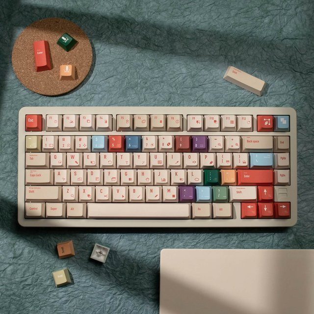 Venit Keys AI Illustrator Keycaps DYE-SUB Cherry Profile PBT Keycap Bunt für mechanische Gaming-Tastaturen - Bild 1