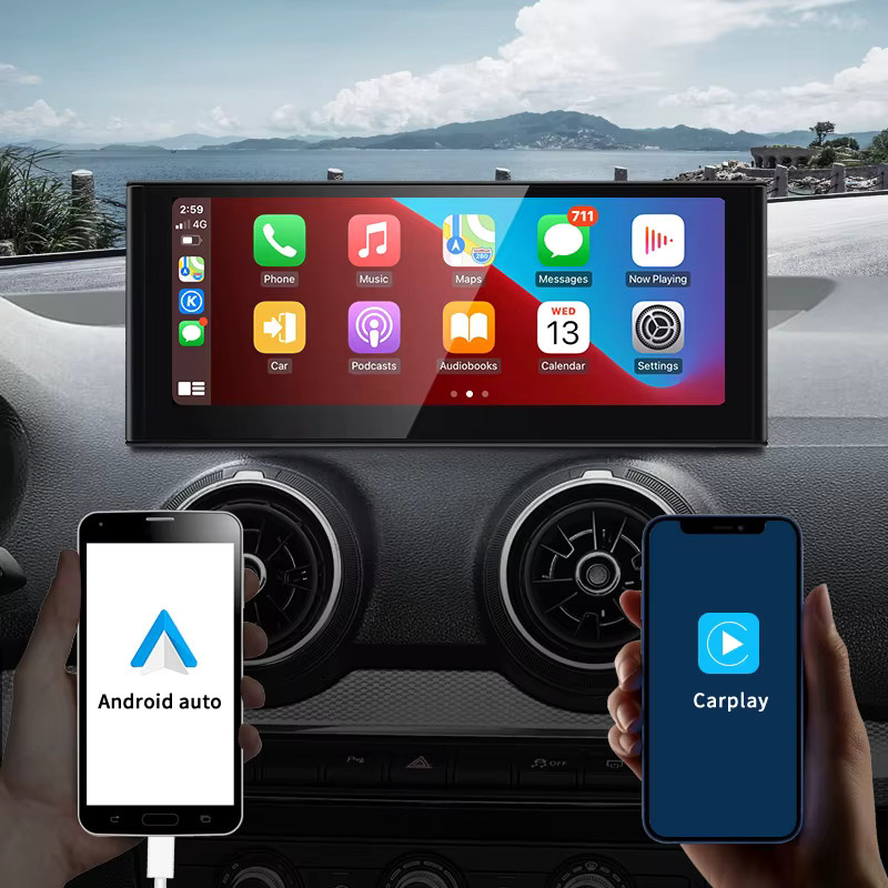 STWEI Android 13 Multimedia-Navigationssystem mit GPS und Carplay für Audi Q2 (Baujahre 2018-2021), 10,25 Zoll, Schwarz - Bild 5