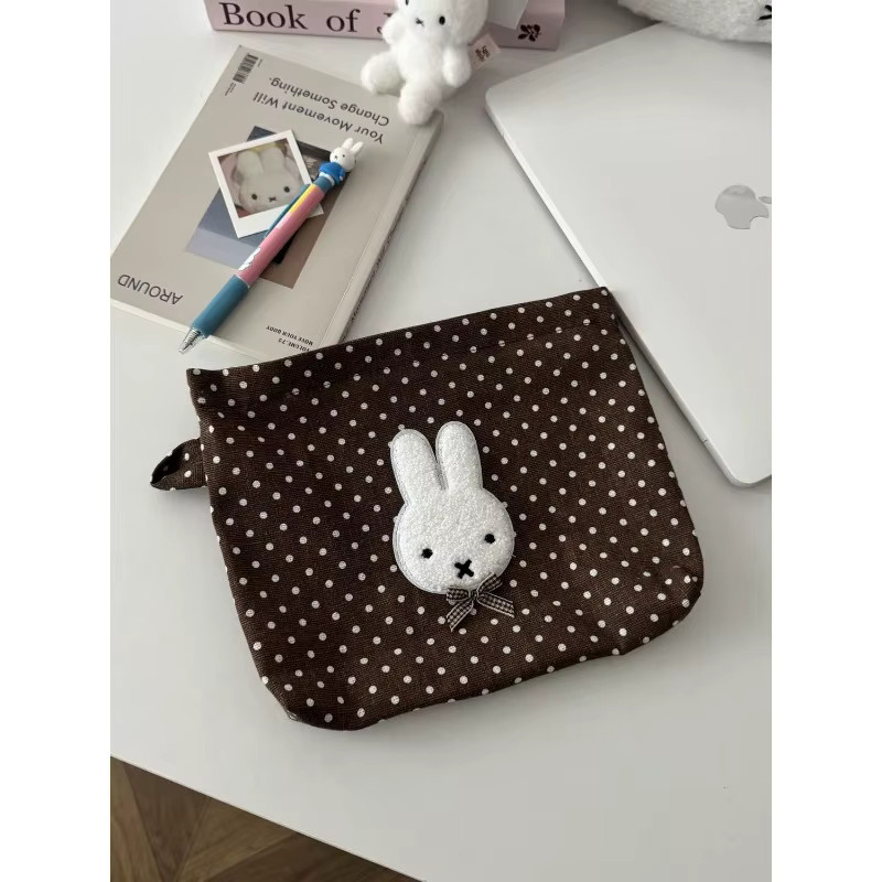 Miffy Bunny Schreibwaren-Aufbewahrungstasche mit Cartoon-Muster in Braun - Bild 3
