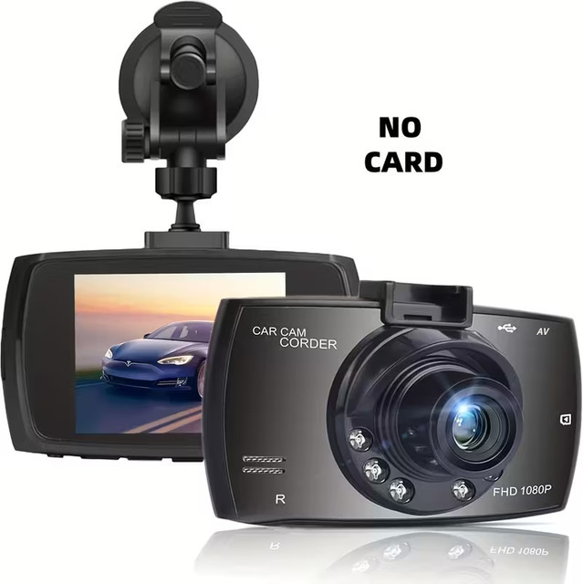 DAINU Dashcam in Schwarz mit 1080p HD, Infrarot-Nachtsicht, Loop-Aufnahme und 24-Stunden-Parküberwachung - Bild 1
