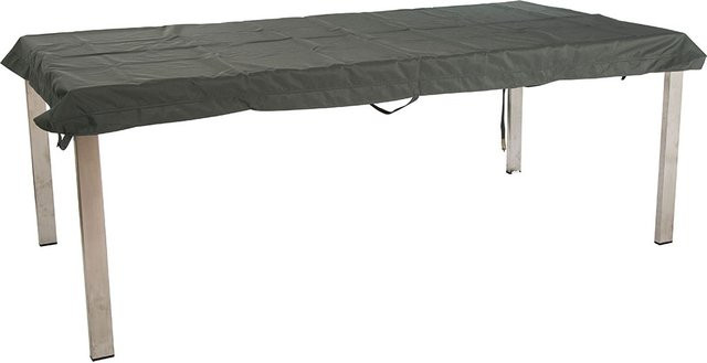 Stern Schutzhülle für rechteckige Tische aus Polyester, Farbe: Grau, B/T: 130 x 80 cm - Bild 1