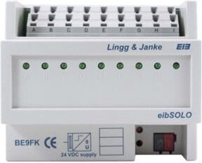 Lingg & Janke Binäreingang 9-fach BE9FK in Weiß - Bild 1