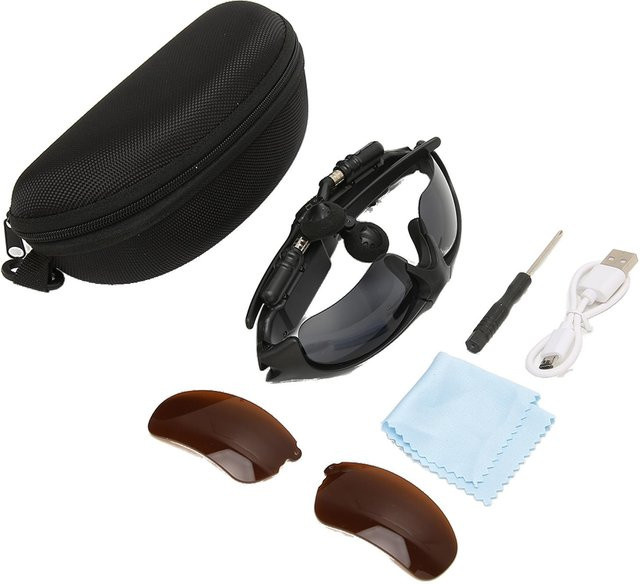DIYelecs Smartglasses, Vollrand, Schwarz, Kunststoff - Bild 1