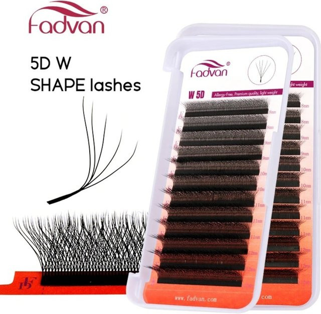 FADVAN Falsche Wimpern, schwarz, künstlicher Nerz, Unisex - Bild 1