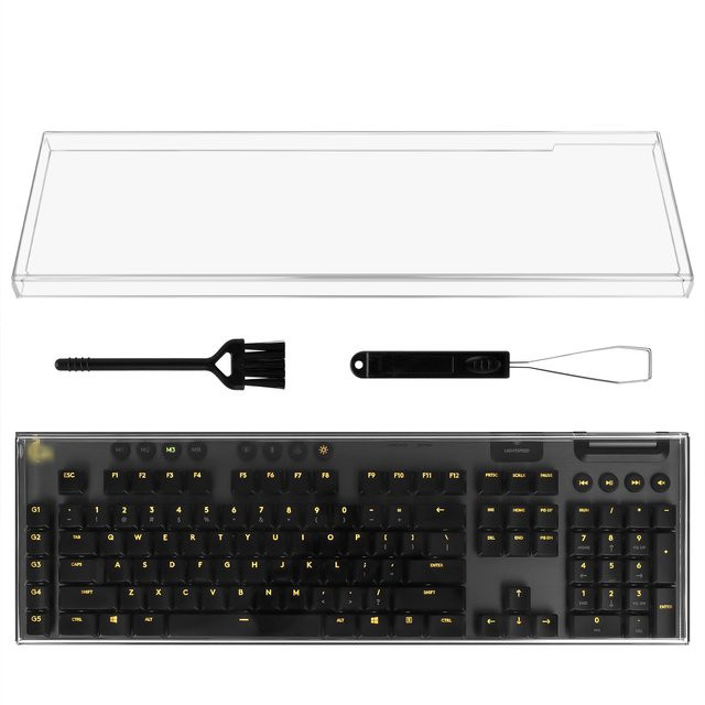 Geekria Tastatur-Staubschutz aus transparentem Acryl für Logitech G915, G915 X Lightspeed und G815 - Bild 1
