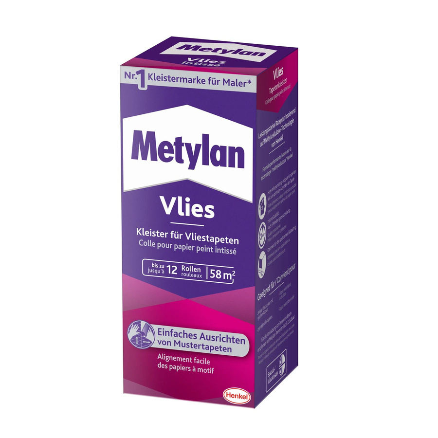 Metylan Vlies Tapetenkleister Pulver wasserbasiert 360 g - Bild 2