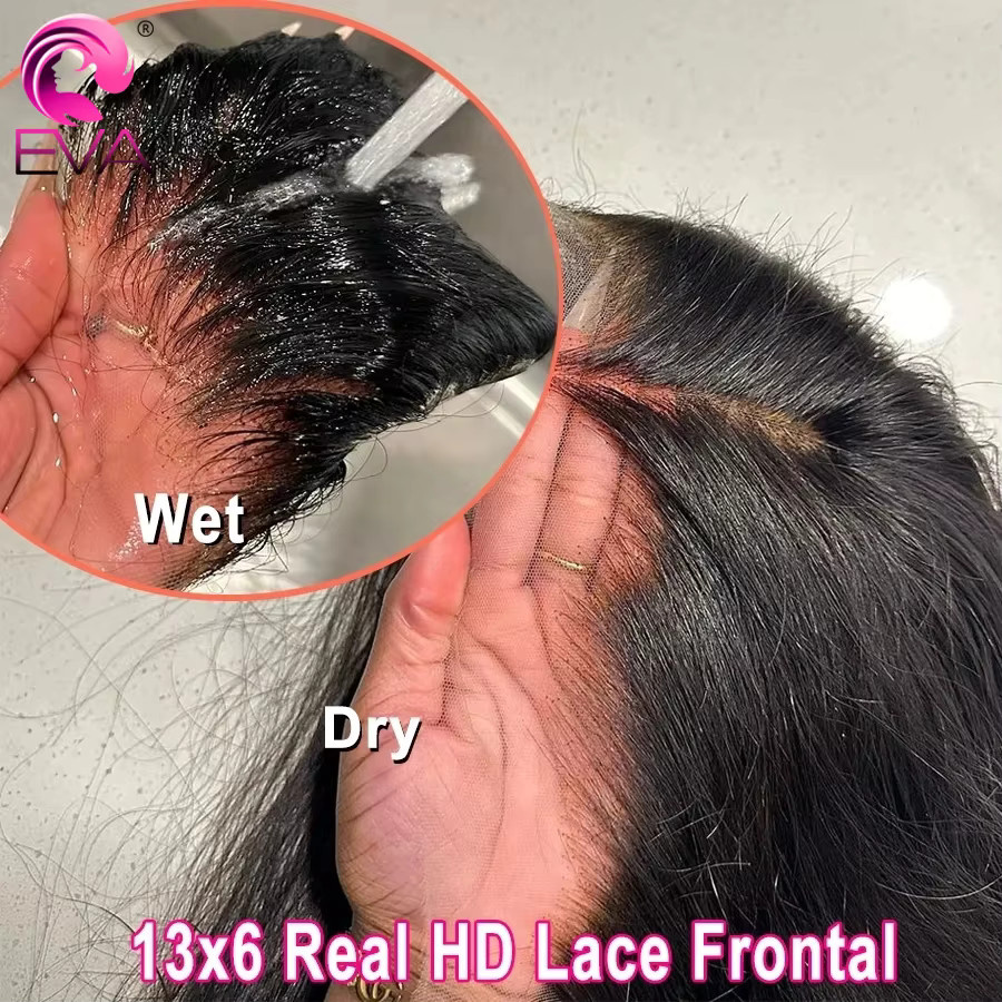 SkinLike HD Lace Frontal Echthaarverschlüsse, vorgezupft, unsichtbar - Bild 3
