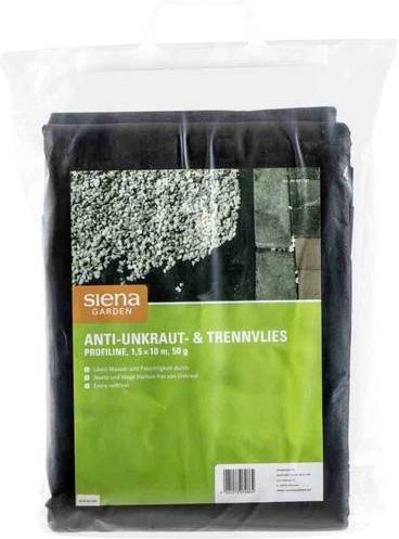 Siena Garden 621157 Anti-Unkrautvlies in Schwarz für Zier- und Gemüsegärten - Bild 1