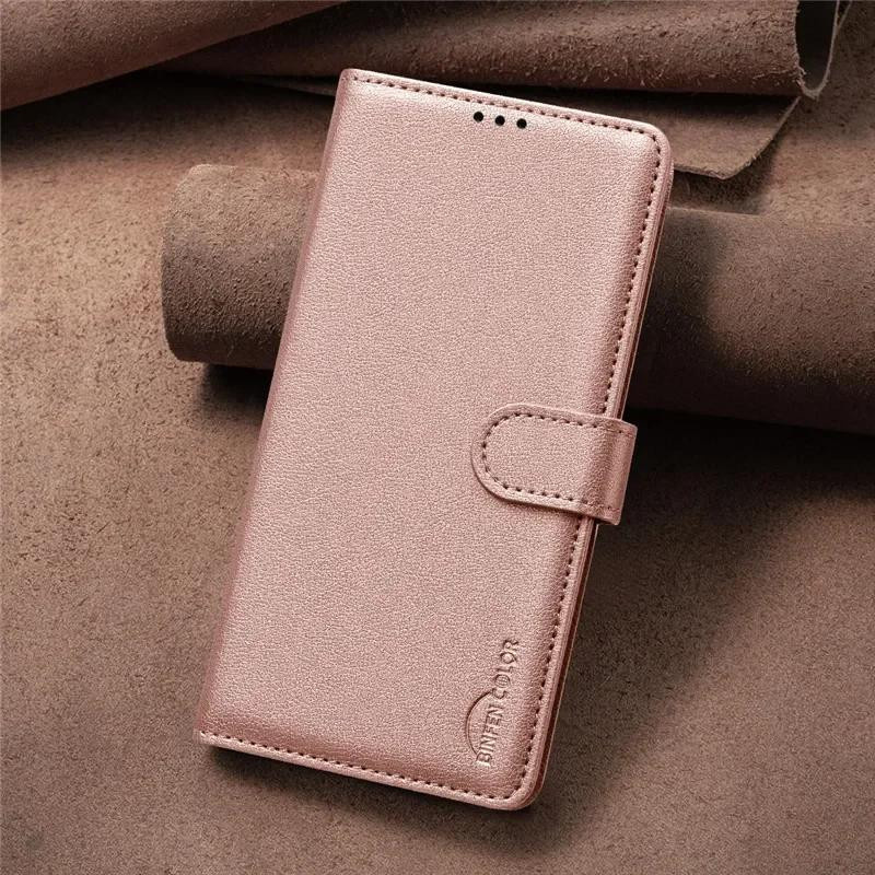 Diebstahlsichere RFID-Wallet-Lederschutzhülle für OPPO Realme C71 4G in Blau - Bild 3