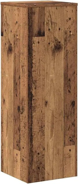 vidaXL Pflanzenständer in Altholz-Optik aus Holz, braun, B/T/H: 33 x 33 x 100 cm - Bild 1