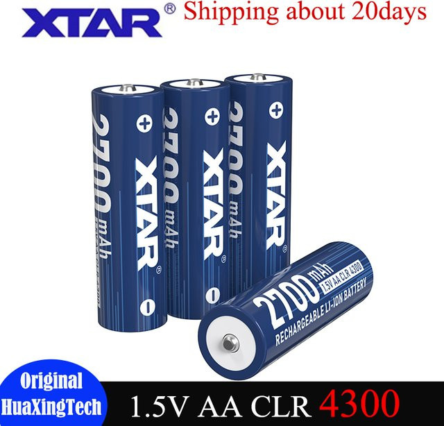 XTAR AA 1,5V Li-Ionen-Batterie 2700mAh Blau für Wildkameras - Bild 1